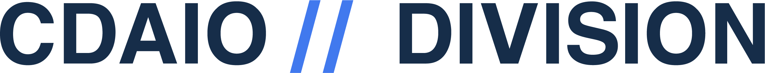 CDAIO Division Forum Schedule